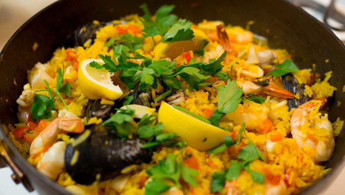 西班牙海鲜饭Paella