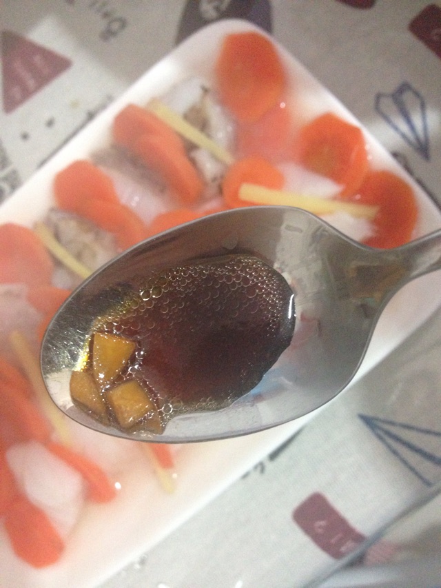 胡萝卜蒸鳕鱼的做法图解4