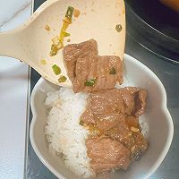 #极地鲜味厨艺大比拼#家庭营养餐丨葱煎牛肉饭的做法图解7