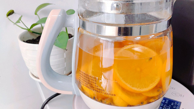 #最是家乡味 冬至大如年#百香果橙子汁果茶的做法