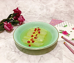 #做道懒人菜，轻松享假期#水晶白菜的做法