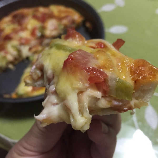 披萨8寸（包括自制面饼）超级简单