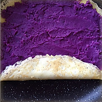 紫薯蛋卷的做法图解6