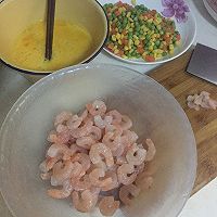 虾仁甜豆鸡蛋肉饺子馅的做法图解3