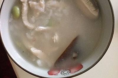 香菇青豆瘦肉粥