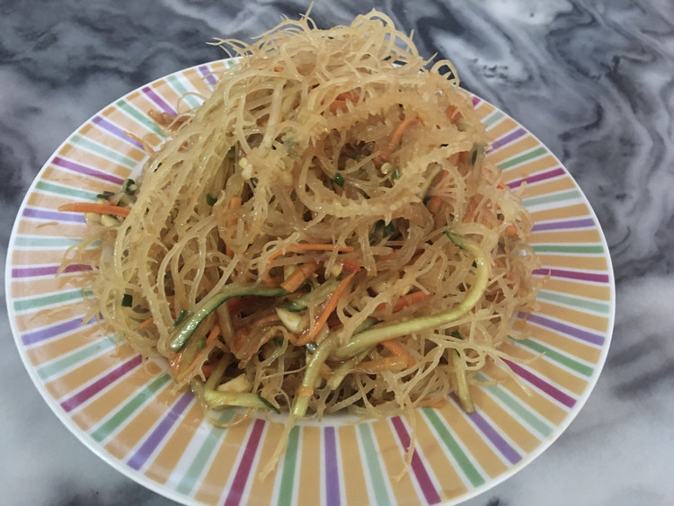 夏天快手菜——凉拌龙须菜的做法