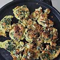 虾仁蔬菜鸡蛋饼的做法图解4