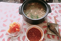 简易版韩国米肠汤饭的做法