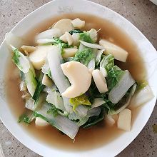 玉子豆腐炒快菜