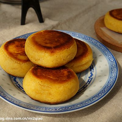 黄金玉米牛乳饼---利仁电火锅试用菜谱