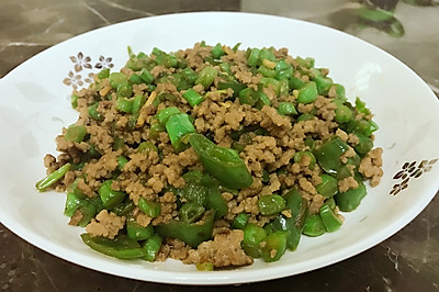 四季豆炒牛肉粒