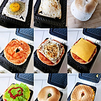 #奶香四溢 暖锅佳味#鸡蛋芝士三明治的做法图解2