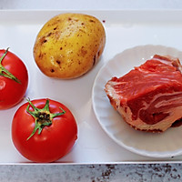 #春天肉菜这样吃#番茄牛肉炖土豆的做法图解1