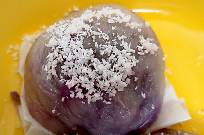 紫薯芋泥糯米团子
