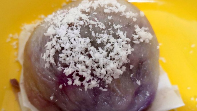 紫薯芋泥糯米团子