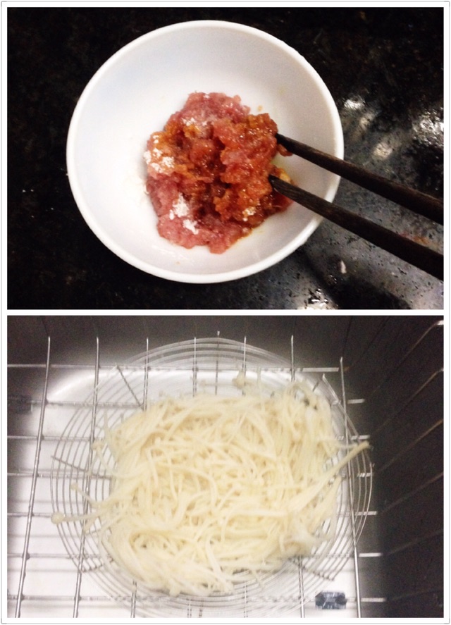豆腐金针菇的做法图解3