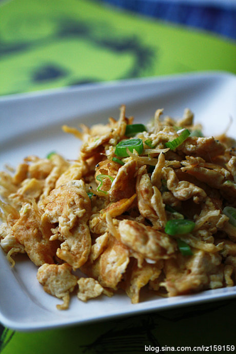 Fried duck egg with whitebait