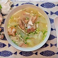 #一道菜表白豆果美食#冬天最暖心的冬瓜排骨汤的做法图解8