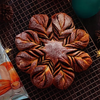 巧克力雪花面包的做法图解22