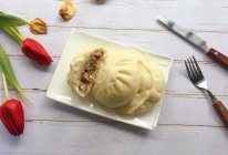 香葱猪肉包的做法