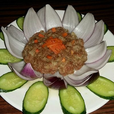【出水芙蓉】~蒸肉饼