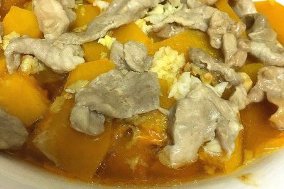 肉片蒸南瓜