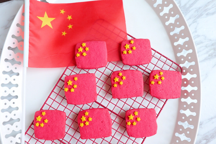 五星红旗饼干的做法