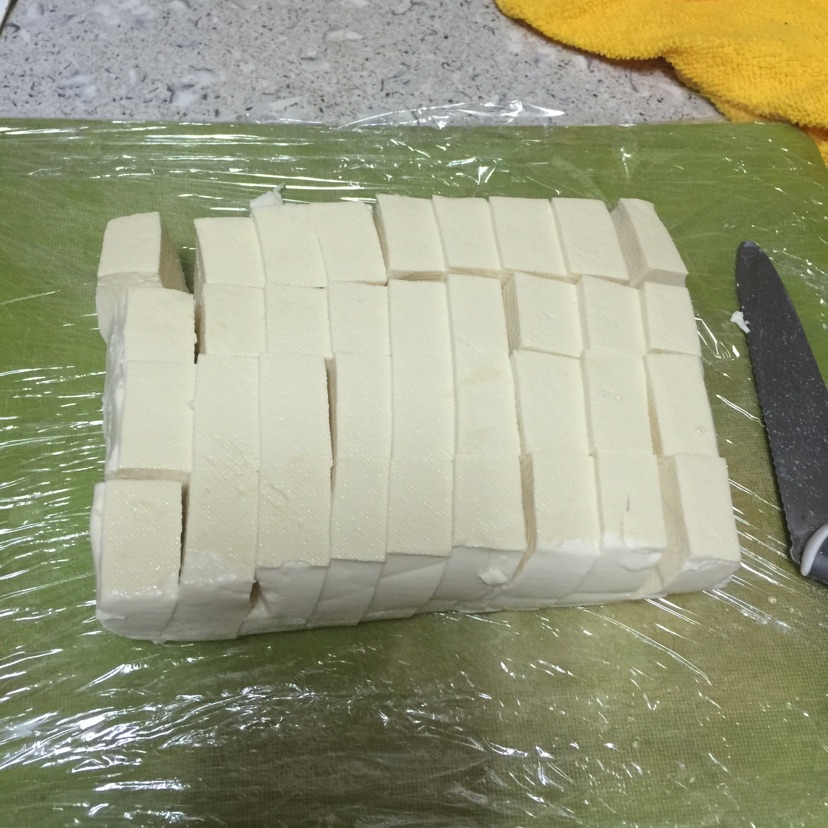 自制健康臭豆腐and秘制蘸酱的做法图解3