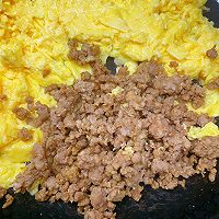 #做川菜，用豪吉#椒辣肉末蛋炒饭的做法图解5