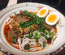 红油牛肉粉的做法