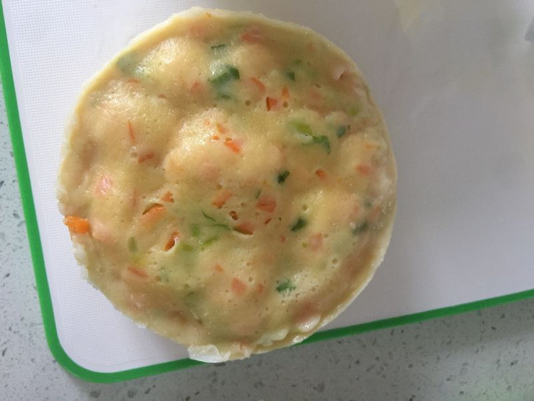宝宝辅食自制三文鱼蒸糕的做法