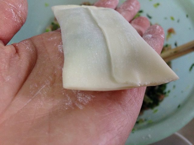 菜肉黄金盒的做法图解4