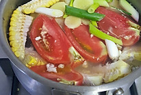 番茄玉米猪肝汤的做法