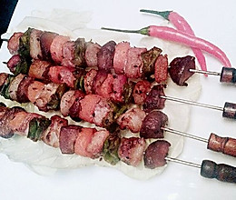 烤蔬菜肉串的做法