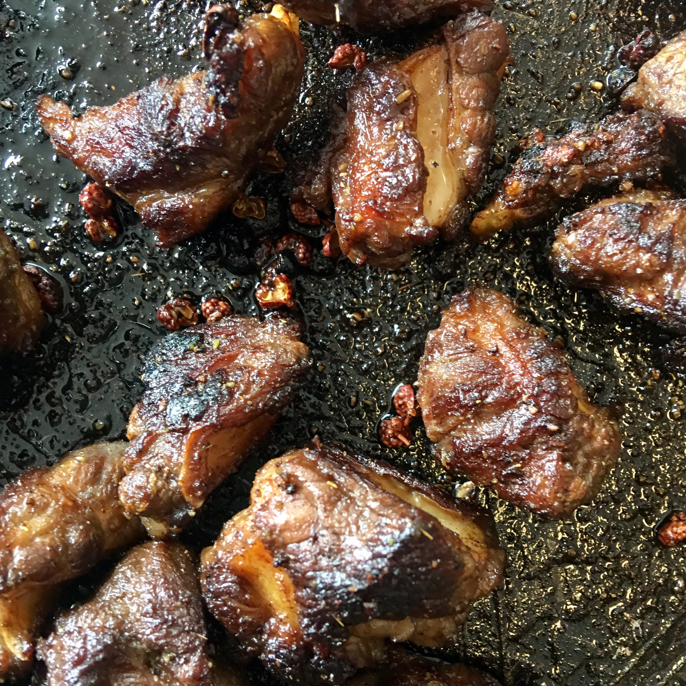 Fried beef ribs