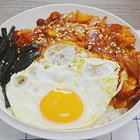 韩式五花肉拌饭的做法图解8
