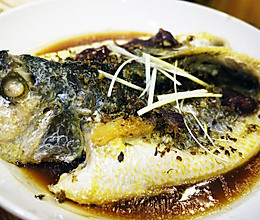 西班牙火腿蒸桂花黃魚的做法