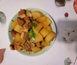 #米饭最强CP#羊腿肉炖白萝卜的做法