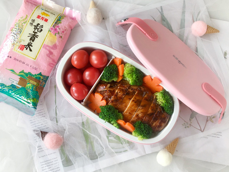 日式照烧鸡肉便当，荤素搭配营养低脂，好吃不胖！的做法