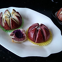 紫薯莲花酥-传统中式点心的做法图解28