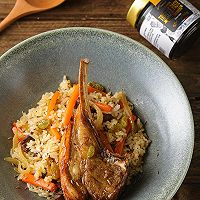 手抓羊肉松露饭的做法图解2