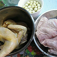 莲子猪肚鸡的做法图解1