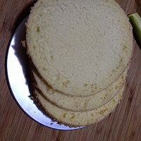 奶油蛋糕--蜜豆白森林的做法图解1