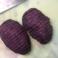 紫薯水晶糕的做法图解1