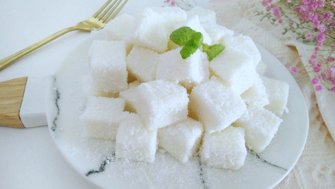 椰蓉牛奶小方
