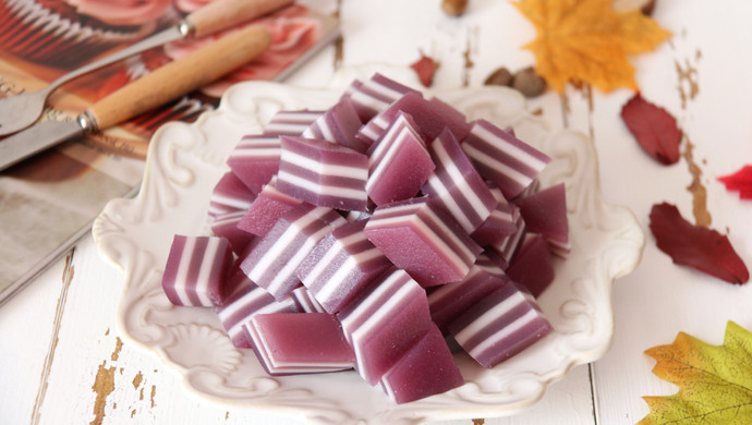 紫薯椰汁千层糕