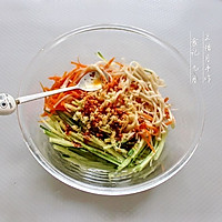 #秋天怎么吃# 快手菜——凉拌三丝的做法图解5