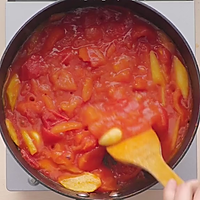 酸甜清新｜汤头浓郁味道鲜美的正宗番茄火锅底料的做法图解4