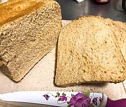 低卡全麦面包（面包机版成功率高很柔软）的做法