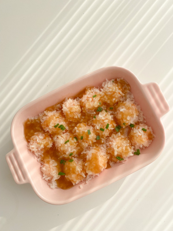 宝宝版珍珠虾丸